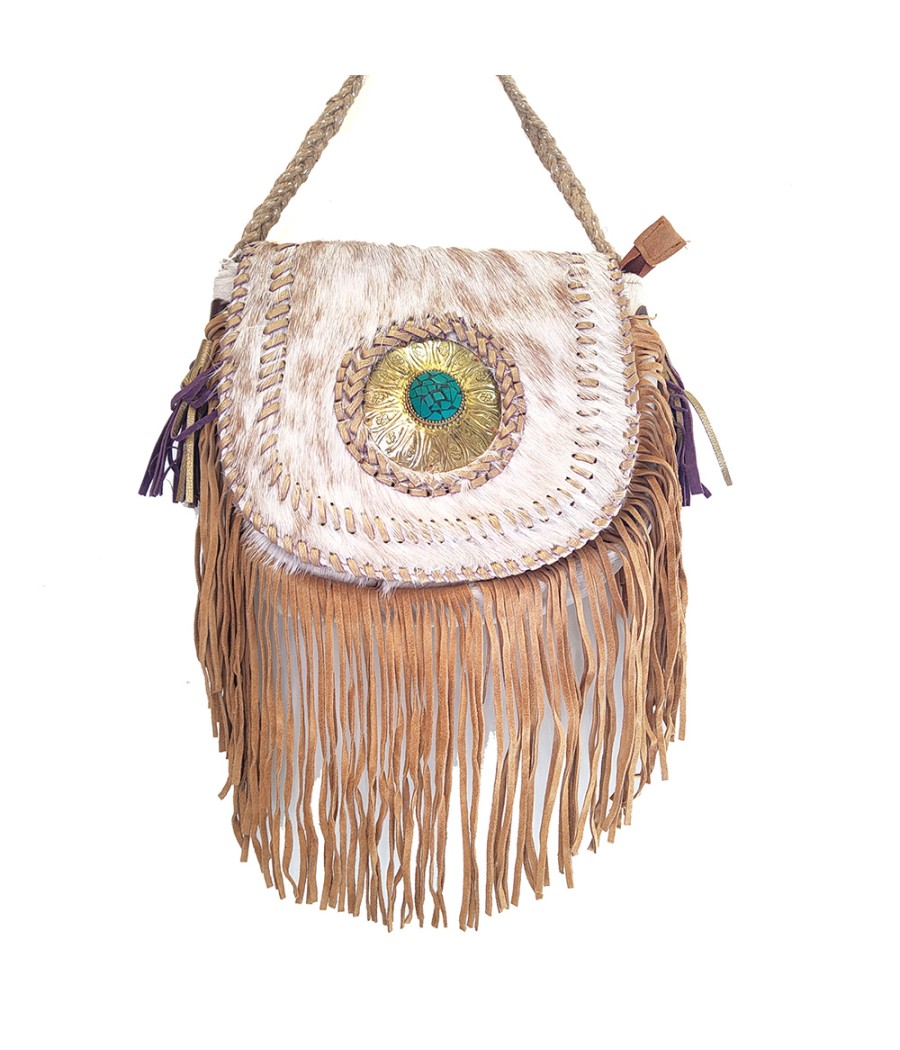 FUR FRINGE BAG NS-01FL-58
