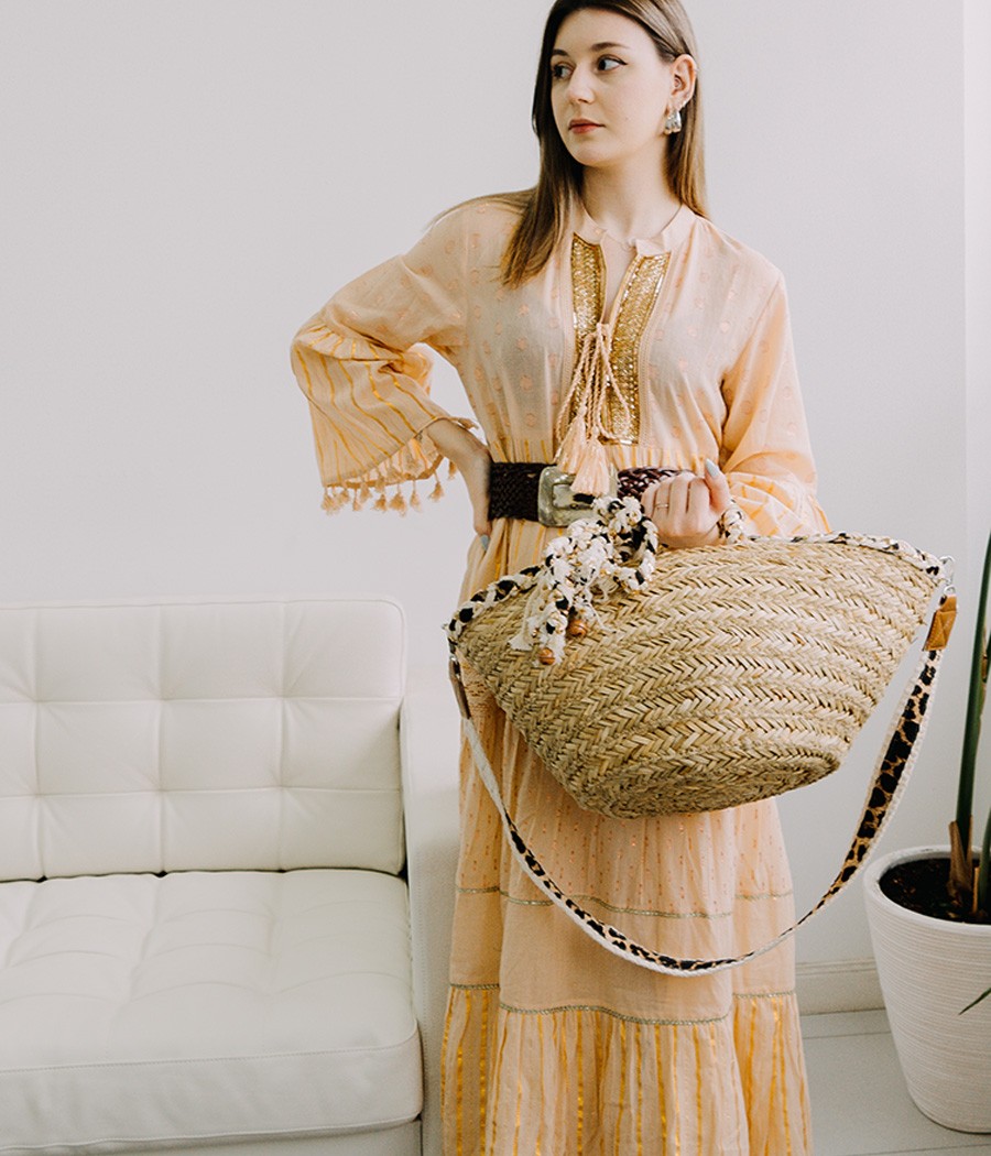 LARGE BASKET BAG FB-20001L