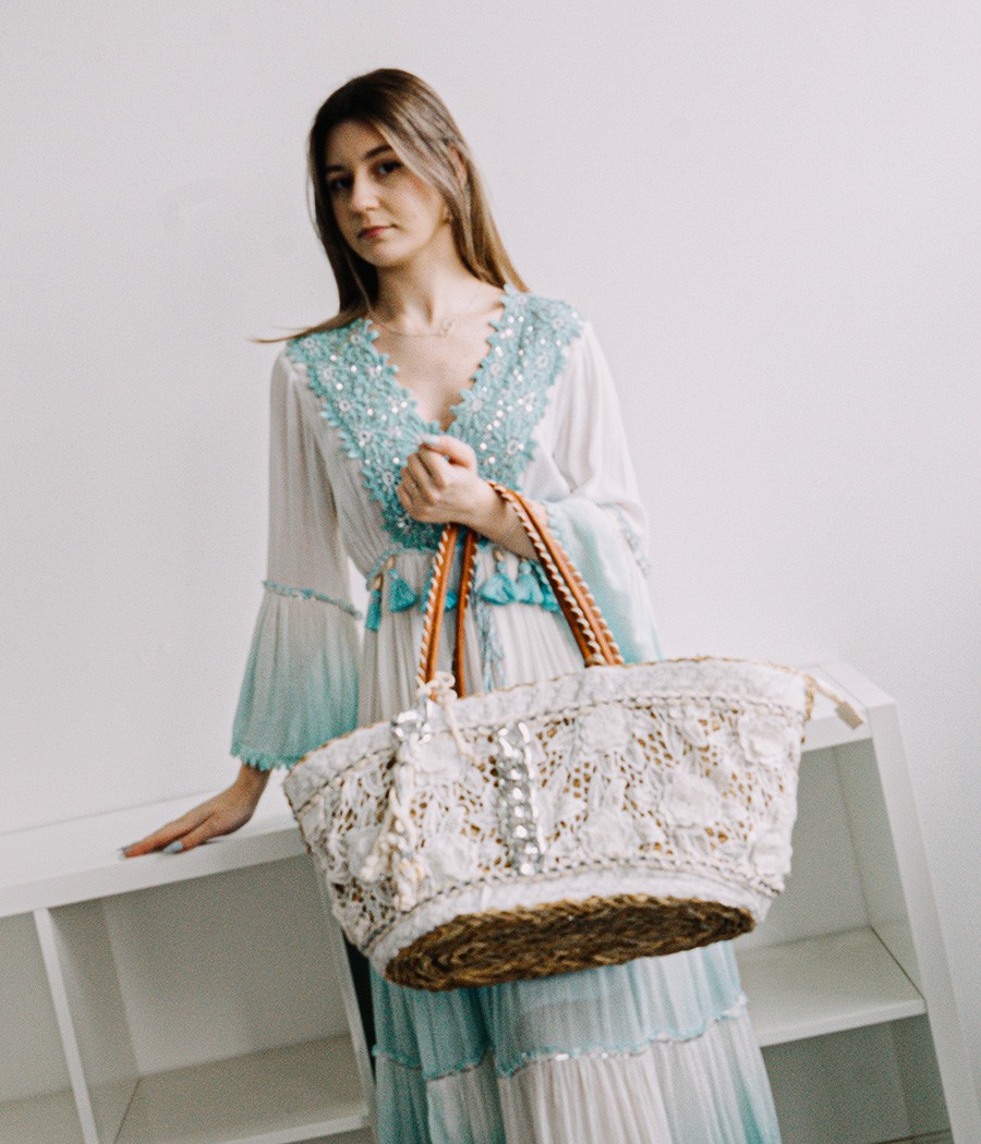 LARGE BASKET BAG FB-20006L