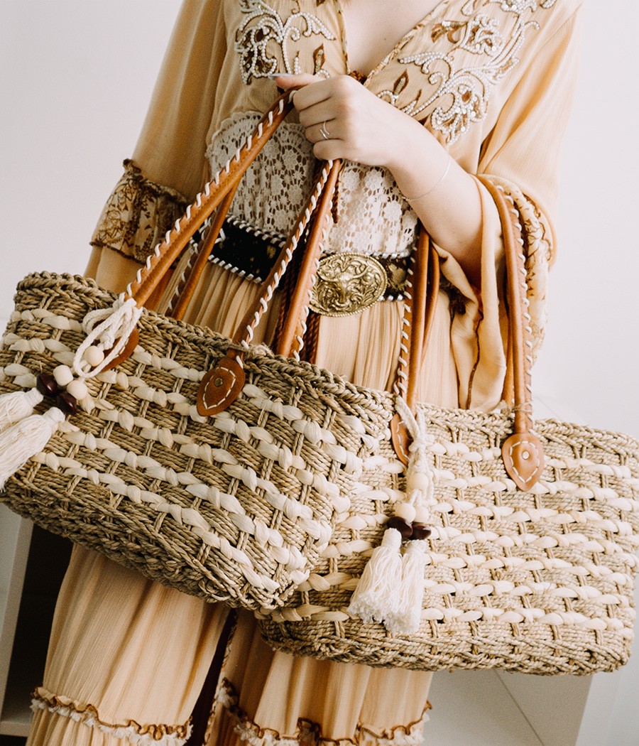 DOUBLE STRAW BAG FB-20050S/L