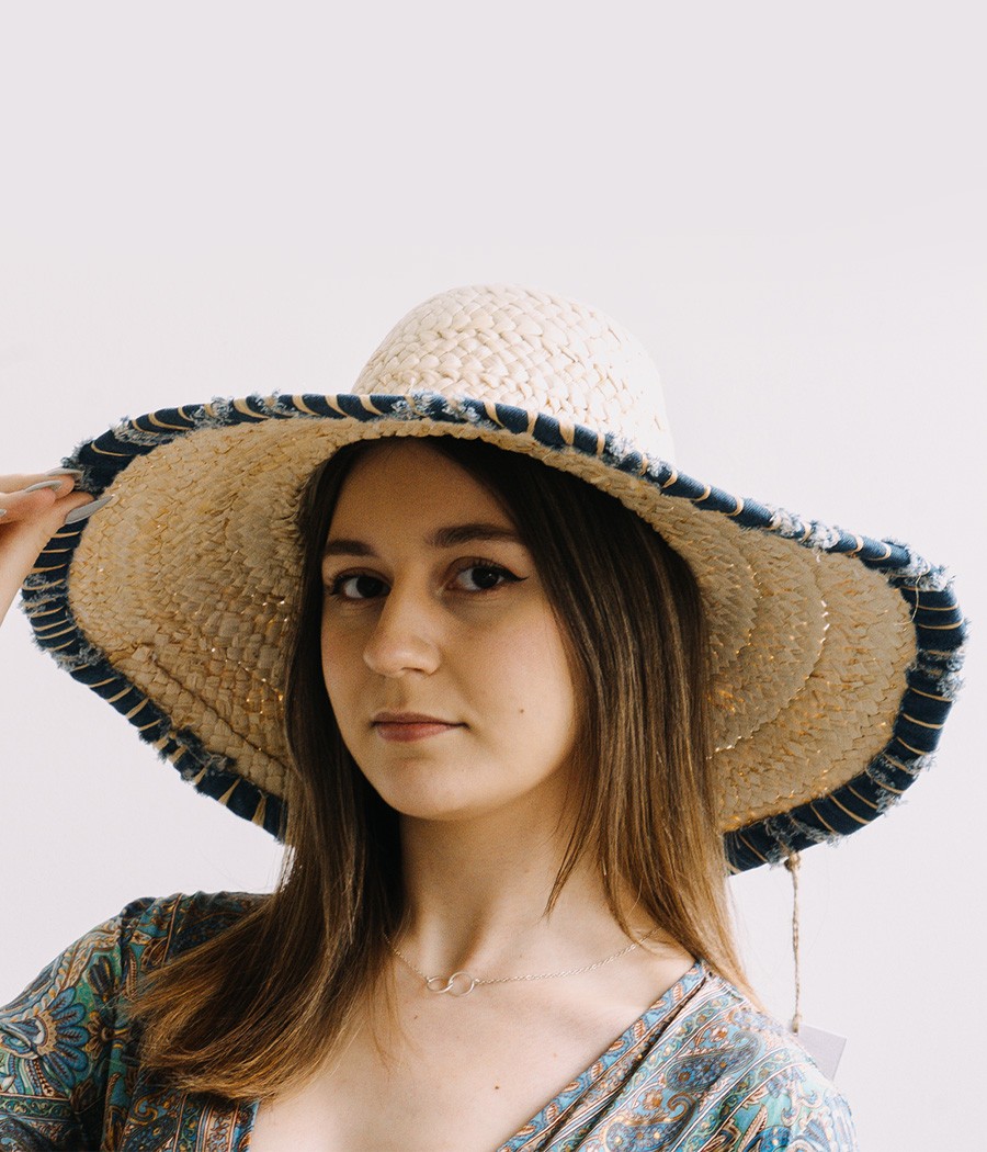 WIDE BRIM SUMMER HAT FS20053