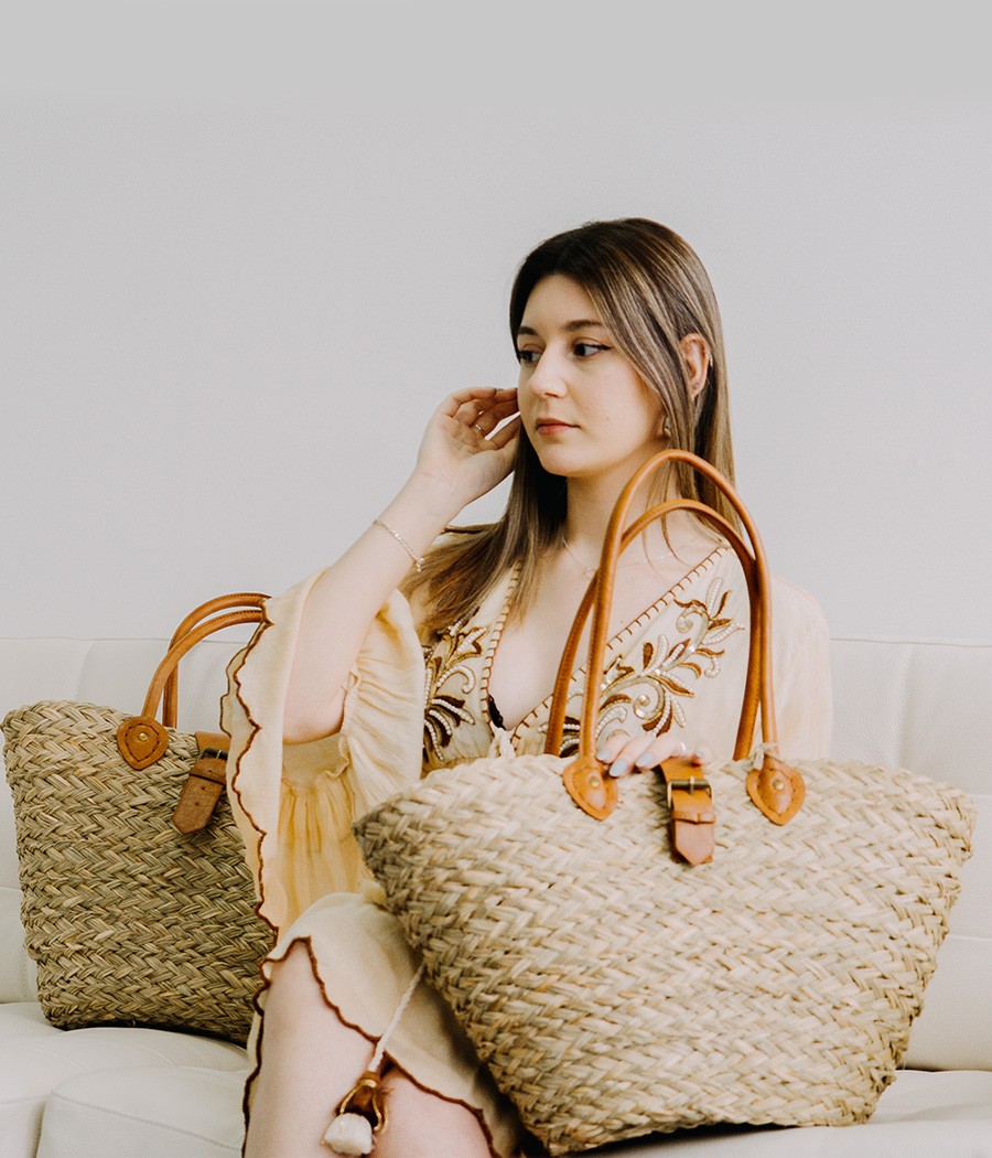 STRAW TOTE BAG SMALL SIZE...